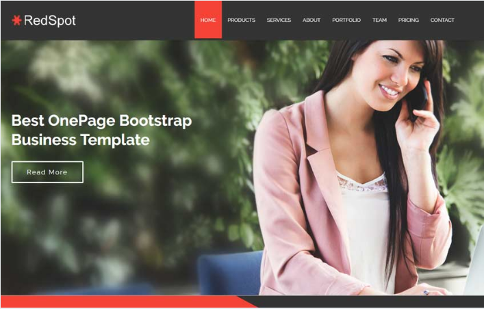 Redspot Corporate Bootstrap Responsive Web Template