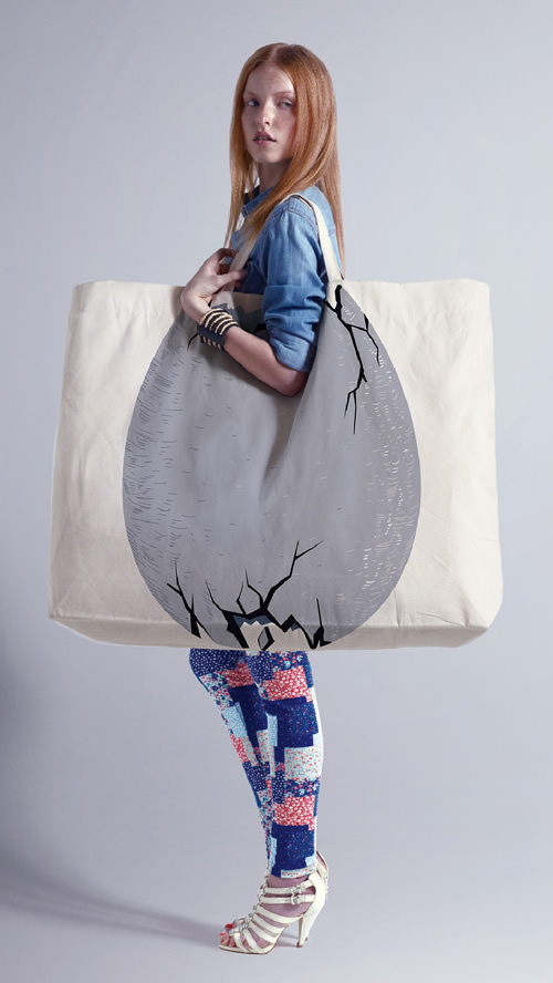 Dinosaurian Egg: Best Creative Shopping Bag Designs