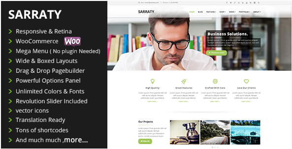 Sarraty Business - Business Theme