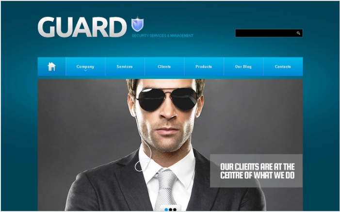 Security PSD Template