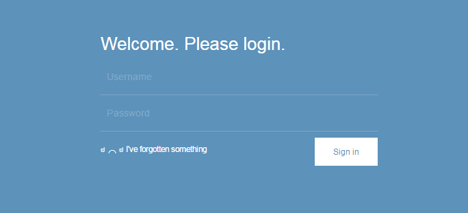 Simple login form