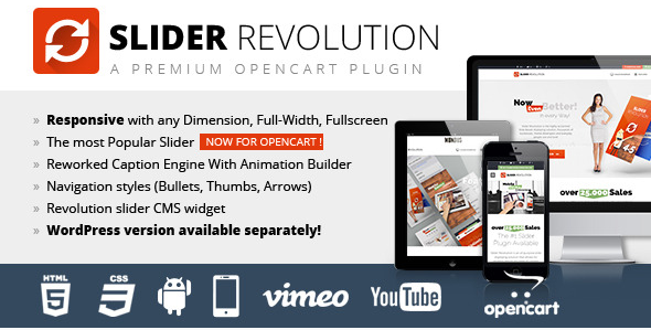 Slider Revolution Responsive Opencart Module