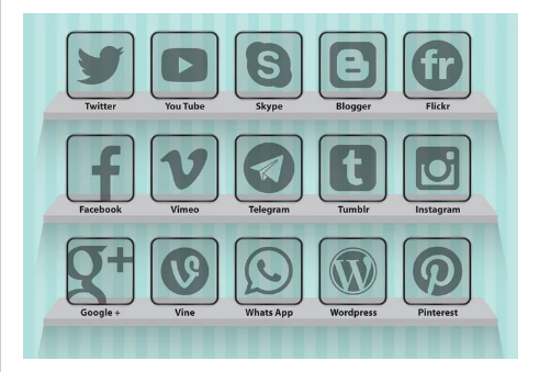 Social Media Transparent Icons