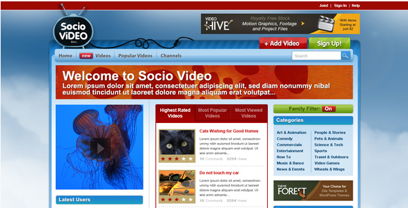 Socio Video Theme