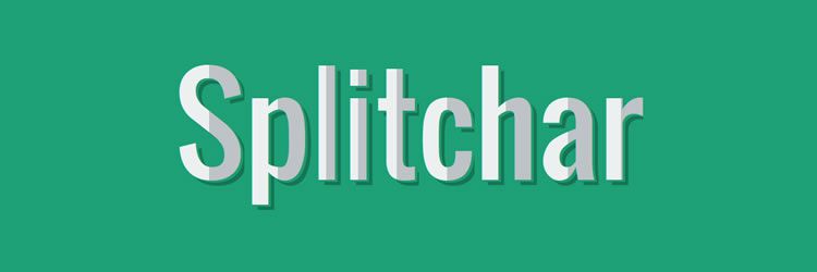 Splitchar: jQuery Plugins For Frontend Development
