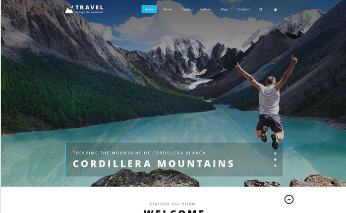 Travel PSD Template