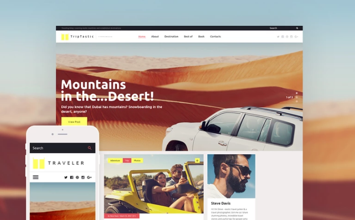 TripTastic: Responsive WordPress Themes