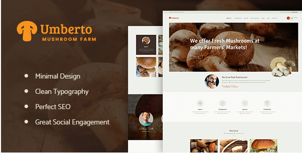 Umberto: WordPress Agriculture Themes