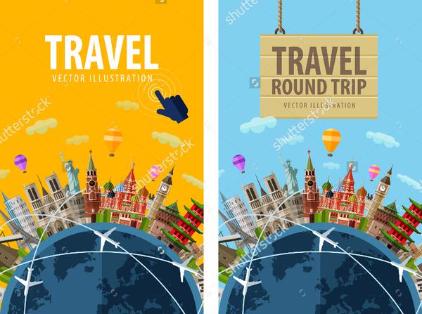 Vector Travel Poster Design Template
