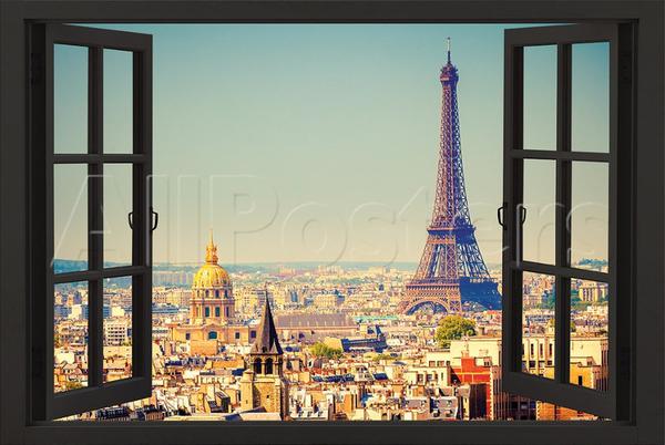 View From A Paris Window Poster