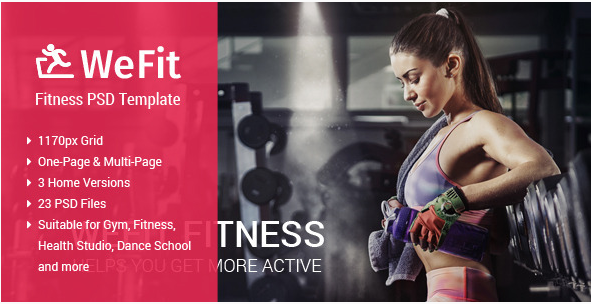 WeFit: Health PSD Design Templates