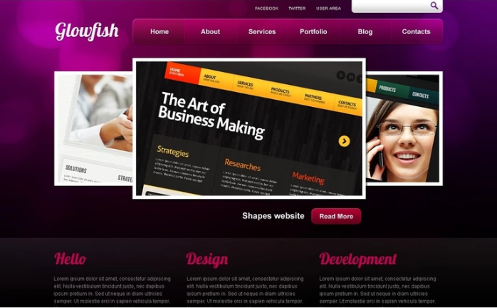 Web Design PSD Template