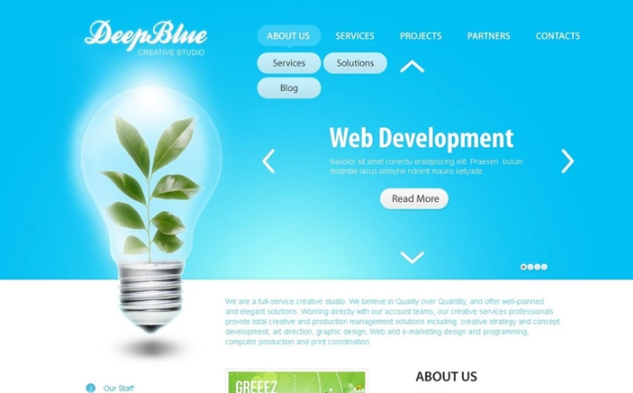 Web Design PSD Template