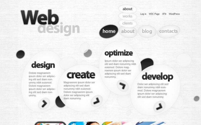 Web Design PSD Template