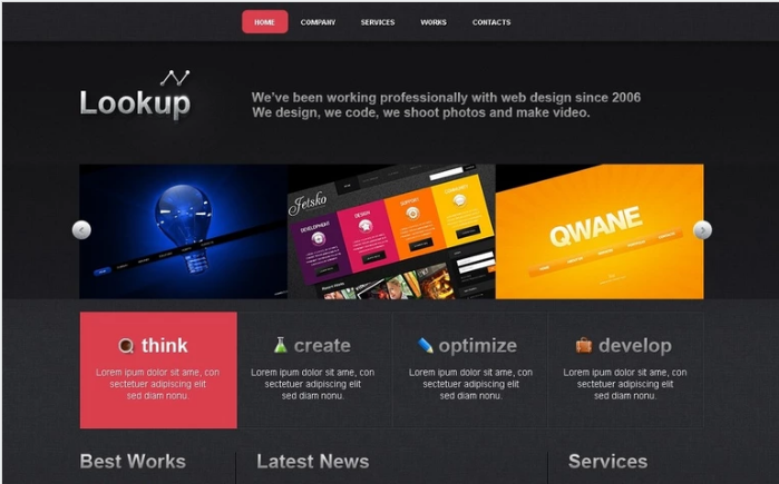 Web Design PSD Template