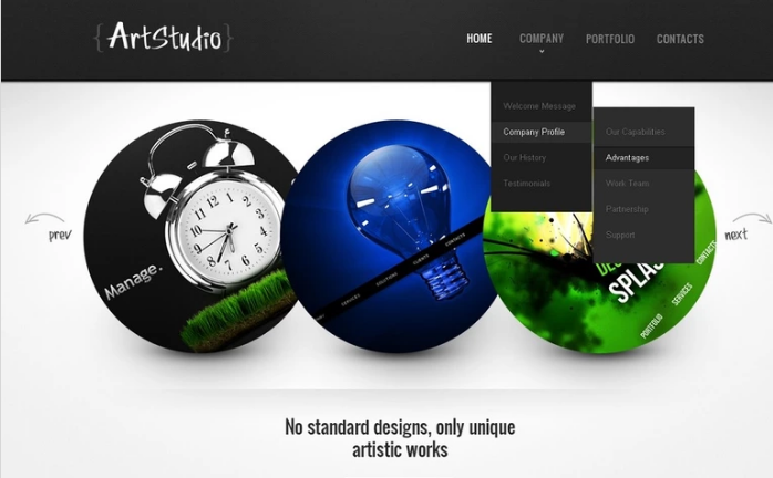 Web Design PSD Template