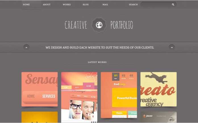 Web Design PSD Template