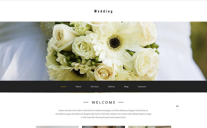 Wedding PSD Template