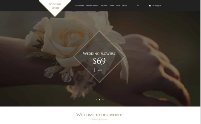 Wedding Shop PSD Template