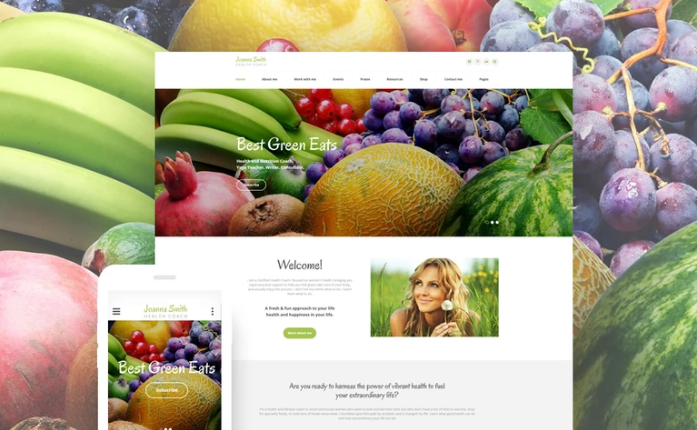 Weight Loss Responsive Website Template