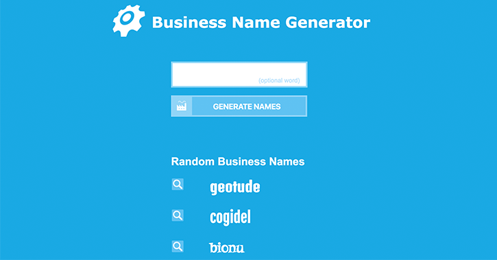 Business Name Generator 