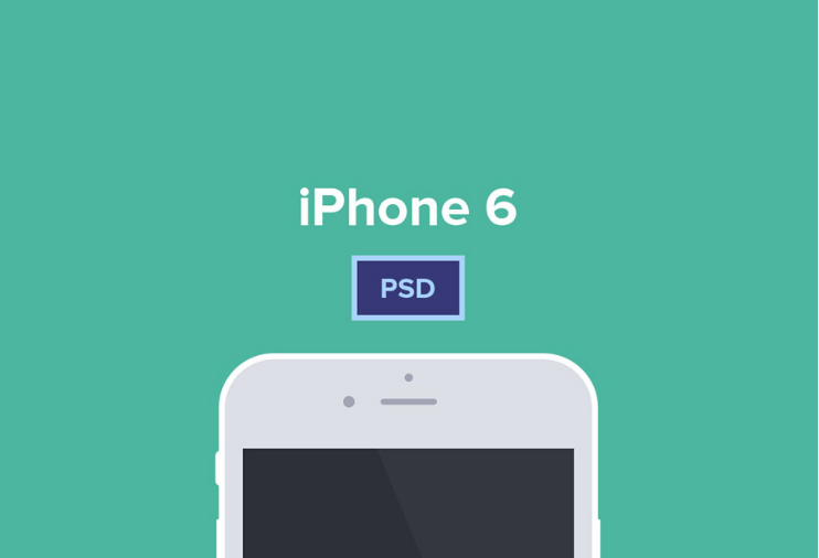 iPhone 6 & 6 Plus Free PSD Mockup