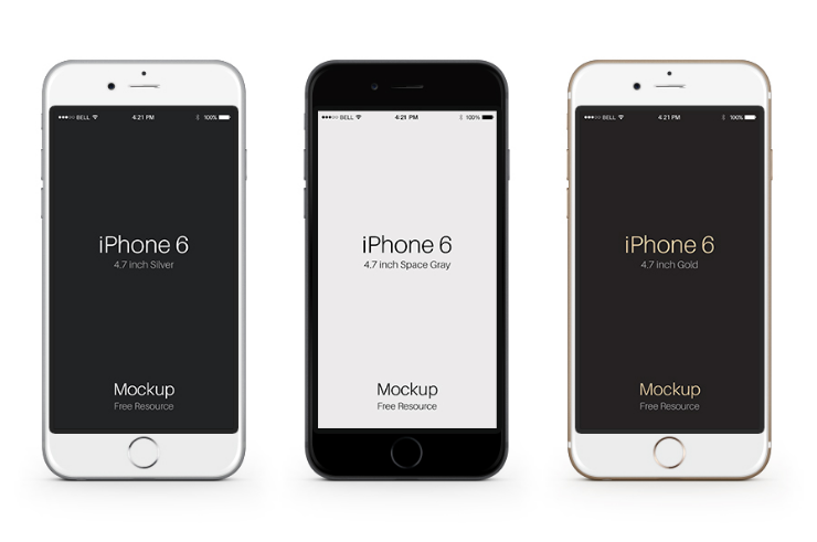 iPhone 6 Vector Mockup