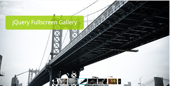 jQuery Resizable FullScreen Gallery Plugin