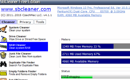 SBCleaner Free Edition