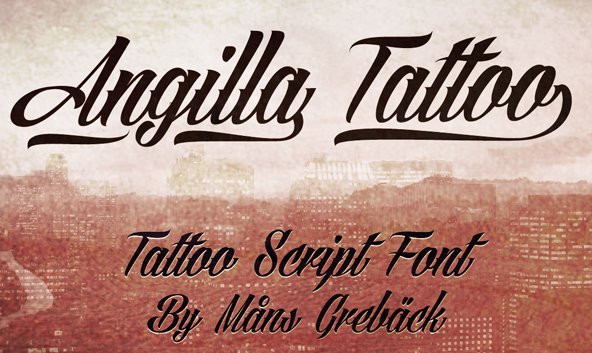 Top Free Tattoo Fonts