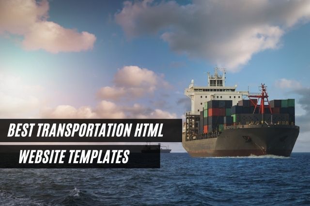 Best Transportation HTML Website Templates
