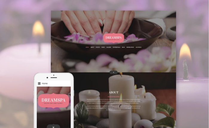 Beauty Parlour Joomla Template