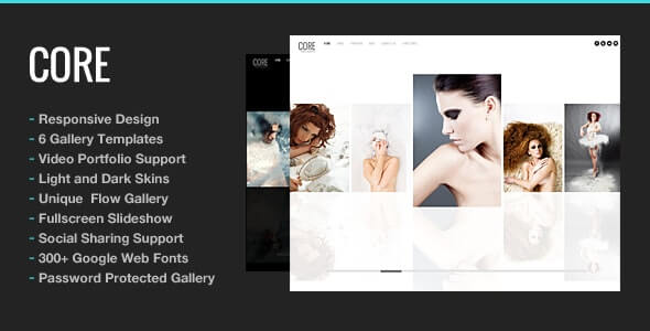 Core Photography Theme For WordPress