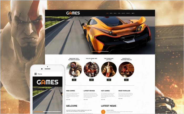 Games Joomla Template