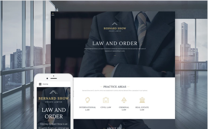 Lawyer Joomla Template