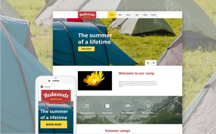 Redwoods Joomla Template