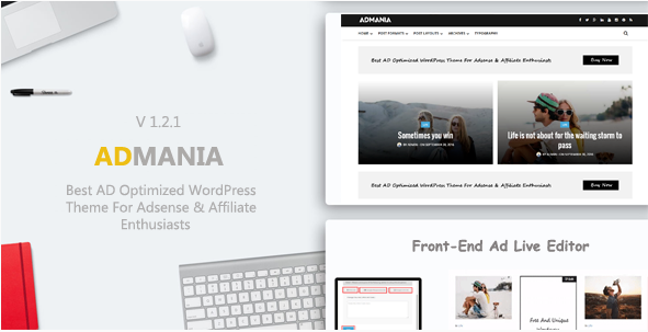 Admania: Affiliate WordPress Themes