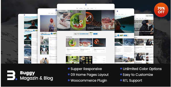 Buggy: Affiliate WordPress Themes