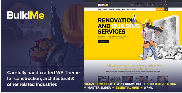 BuildMe: Fast Loading WordPress Themes