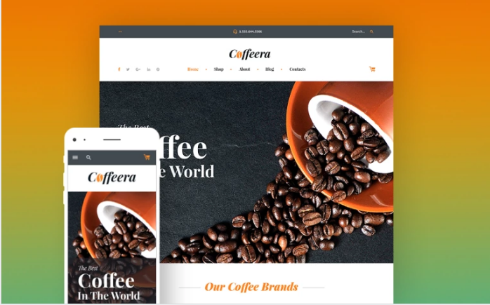 Coffee Shop WooCommerce Theme