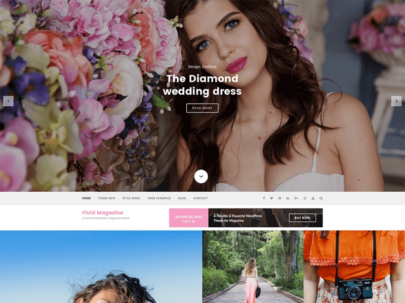 Fluid Magazine: Free News WordPress Themes