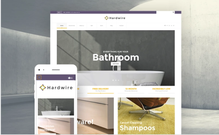 Hardwire: WordPress Shopping Themes