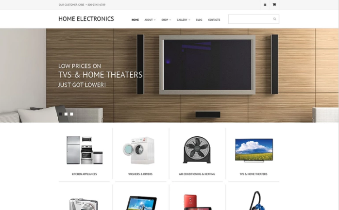 Home Electronics: WordPress Shopping Themes