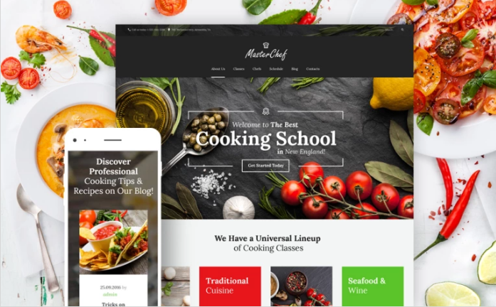 Master Chef - Journal WordPress Themes