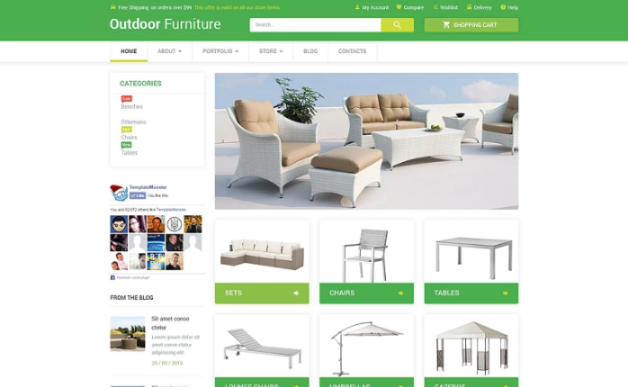 Outdoor Comfort: WordPress Shopping Themes