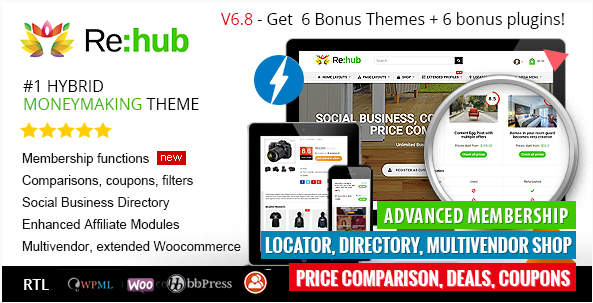 REHub: Affiliate WordPress Themes