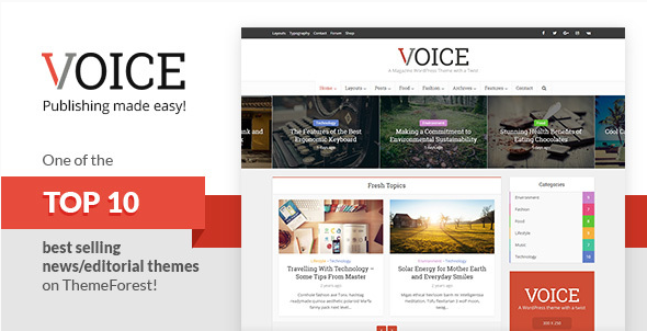 Voice: Affiliate WordPress Themes