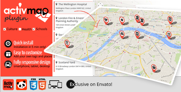 Activ'Map Stores Locator: jQuery Maps Plugins