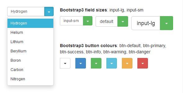 Custom Select for Twitter Bootstrap 3