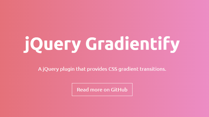 Gradientify: jQuery Animation Plugins